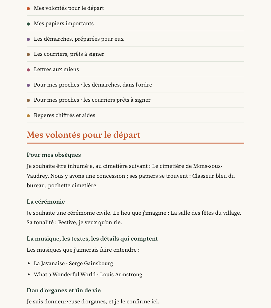 Le cahier final : vos réponses mises en page, prêtes à imprimer